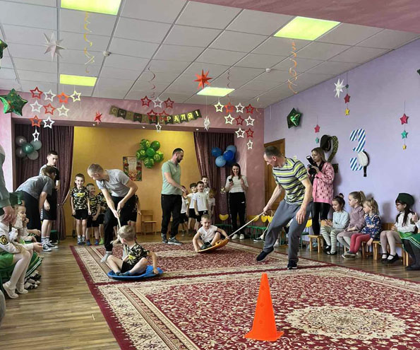 В детском саду прошёл праздник "Будем Родине служить!"